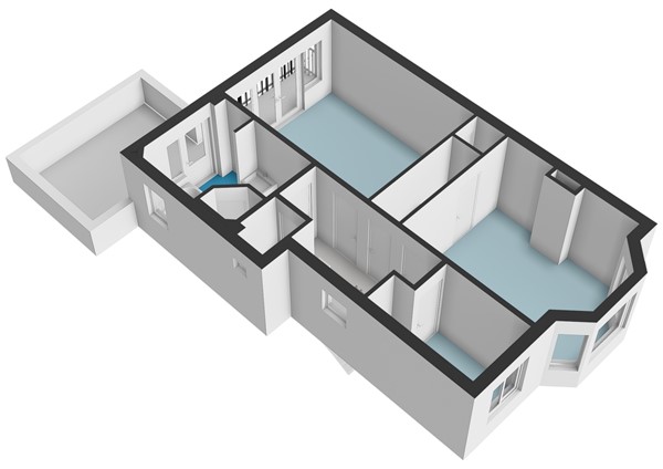 Floorplan - Laan van Alkemade 64, 2341 LK Oegstgeest